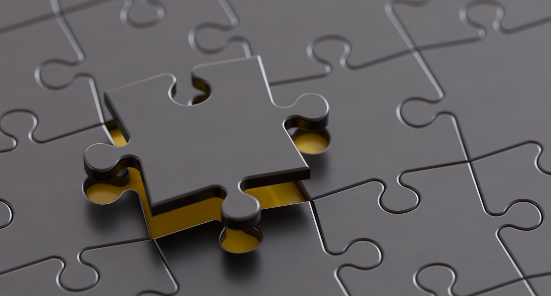 Puzzle piece missing. Team business success partnership or teamwork